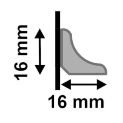 Leader 2.4m White Gloss Wrapped Half Round Moulding Moulding (120116) -Premium Floor Shop 2 4m white gloss wrapped half round moulding moulding 120116 p120116 243238 image