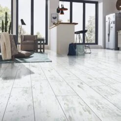 Liberty Floors Antique White - Lustre 8mm Laminate Flooring (217792) -Premium Floor Shop antique white lustre 8mm laminate flooring 217792 p84874 196375 image