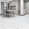 Liberty Floors Arctic White Marble - Lifestyle Plus 5mm Rigid Core Vinyl Flooring (314666) -Premium Floor Shop arctic white marble lifestyle plus 5mm rigid core vinyl flooring 314666 p119172 242181 image
