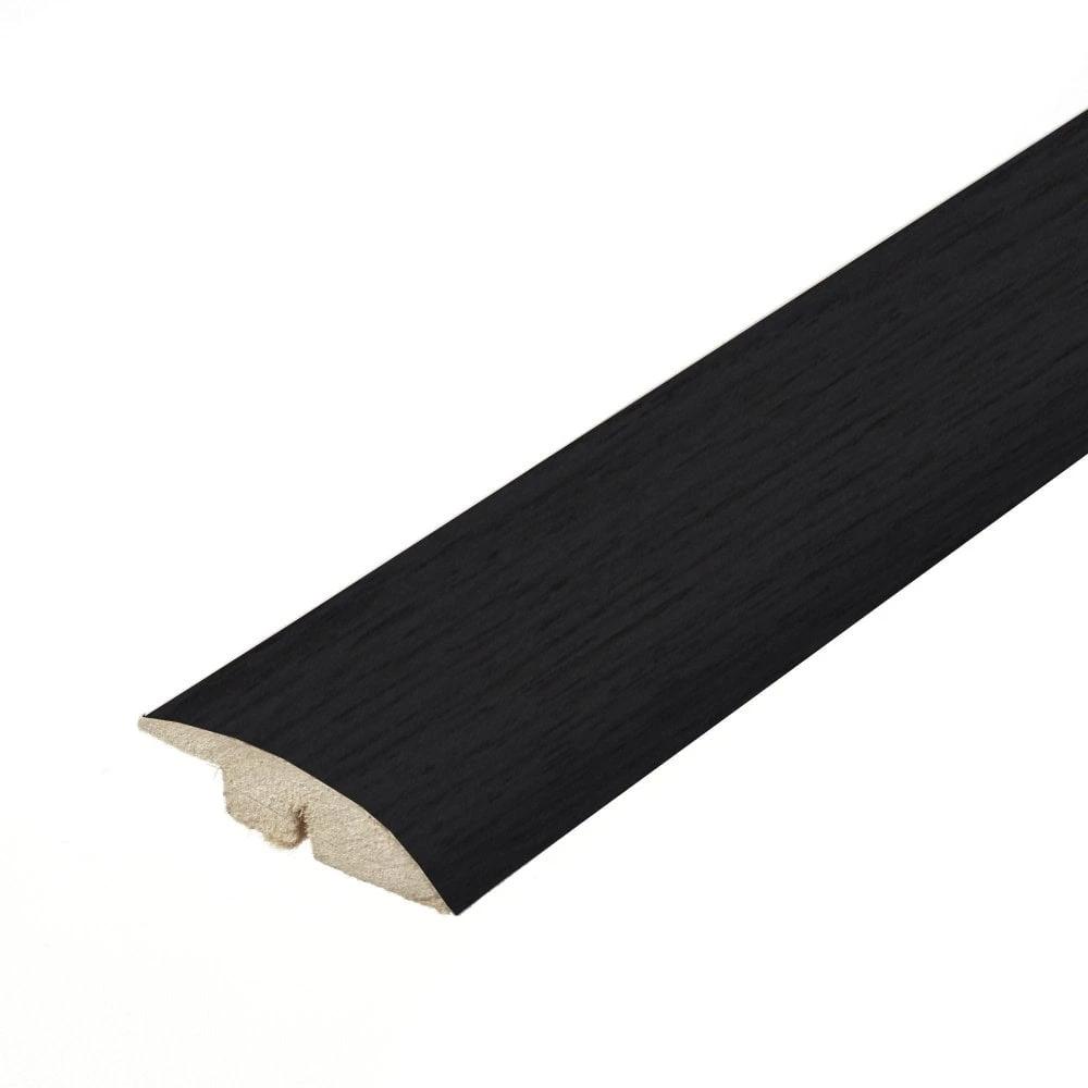 Leader Black Laminate Adapting Profile Door Bar (1m) 2 Leader Black Laminate Adapting Profile Door Bar (1m)