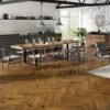 Liberty Floors Bourbon Oak - Manor Herringbone Parquet 14mm Engineered Real Wood Flooring (284293) -Premium Floor Shop bourbon oak manor herringbone parquet 14mm engineered real wood flooring 284293 p117141 240994 image
