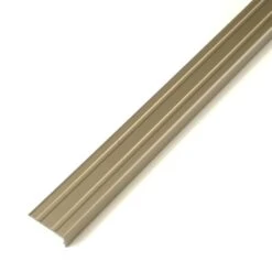 Leader Brushed Steel Self-Adhesive End Profile Door Bar (900mm)