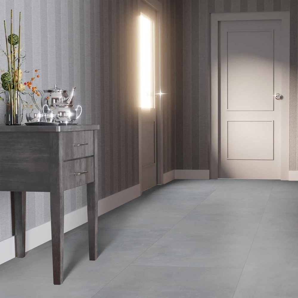 Liberty Floors Concrete Grey - Lustre 8mm High Gloss Laminate Flooring (217057) 8 Liberty Floors Concrete Grey - Lustre 8mm High Gloss Laminate Flooring (217057) - Image 6