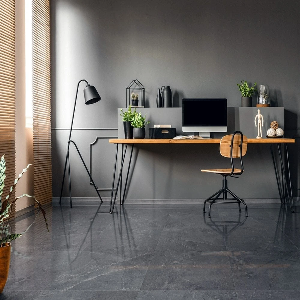 Liberty Floors Grey Marble - Lustre Plaza 8mm High Gloss Laminate Flooring (222936) 3 Liberty Floors Grey Marble - Lustre Plaza 8mm High Gloss Laminate Flooring (222936)