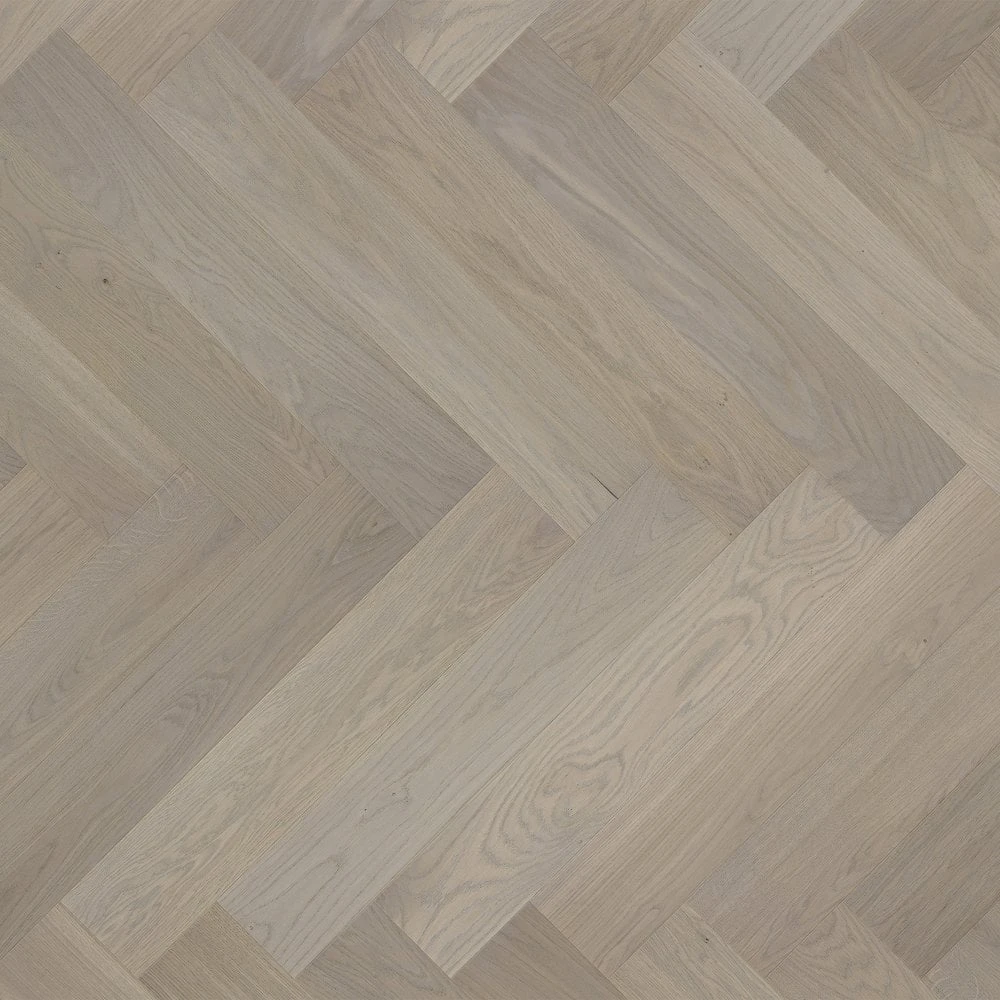 Liberty Floors Grey Mist Oak - Manor Herringbone Parquet 14mm Engineered Real Wood Flooring (249870) 4 Liberty Floors Grey Mist Oak - Manor Herringbone Parquet 14mm Engineered Real Wood Flooring (249870) - Image 2