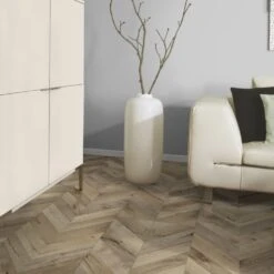 Kaindl Fortress Rochester Oak - Chevron Parquet 8mm Laminate Flooring (333483) -Premium Floor Shop kaindl fortress rochester oak chevron parquet 8mm laminate flooring 333483 p120325 243339 image