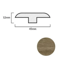 Leader Medium Oak Laminate Connecting Profile Door Bar (1m) 5 Leader Medium Oak Laminate Connecting Profile Door Bar (1m) -Premium Floor Shop medium oak laminate connecting profile door bar 1m p84909 191830 image