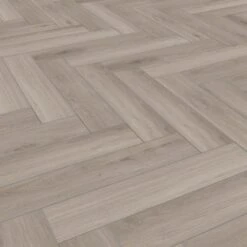 Kronotex Oak Silver - Herringbone 8mm Laminate Flooring (222940) -Premium Floor Shop oak silver herringbone 8mm laminate flooring 222940 p89187 204904 image