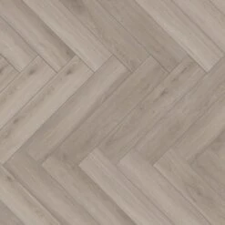 Kronotex Oak Silver - Herringbone 8mm Laminate Flooring (222940) -Premium Floor Shop oak silver herringbone 8mm laminate flooring 222940 p89187 204906 image