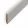Leader Off-White Pencil Round Laminate Skirting Board (2.4m) -Premium Floor Shop off white pencil round laminate skirting board 2 4m p84919 191891 image