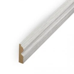 Leader Off-White Torus Laminate Skirting Board (2.4m) -Premium Floor Shop off white torus laminate skirting board 2 4m p84918 191890 image
