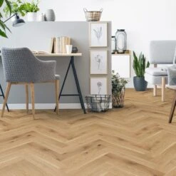 Liberty Floors Toffee Oak - Manor Herringbone Parquet 14mm Engineered Real Wood Flooring (249868) -Premium Floor Shop toffee oak manor herringbone parquet 14mm engineered real wood flooring 249868 p108535 235977 image