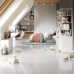 Liberty Floors White - Lustre Flawless 8mm High Gloss Laminate Flooring (183654) -Premium Floor Shop white lustre flawless 8mm high gloss laminate flooring 183654 p69724 159928 image