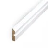 Leader White Torus Laminate Skirting Board (2.4m) -Premium Floor Shop white torus laminate skirting board 2 4m p84888 191786 image